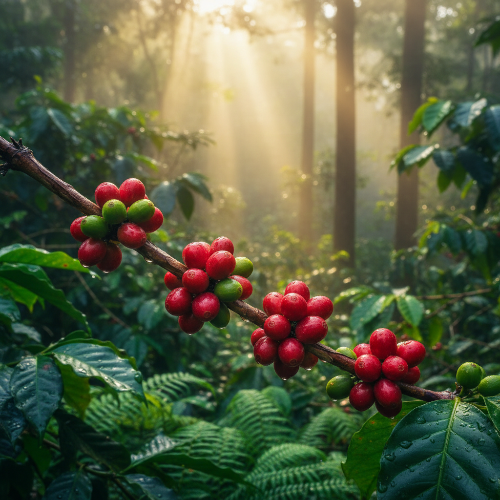 AI thumbnail: The Origins of Coffee